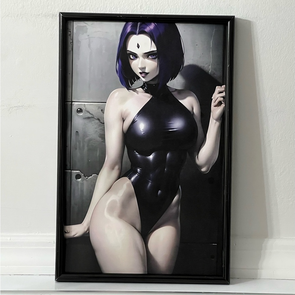 Teen Titans Raven Anime Art Poster